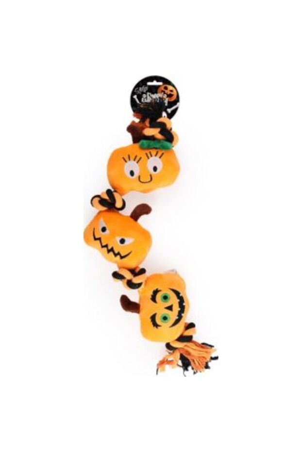 Halloween Dog Toys Naughty or Trick - Pumpkin