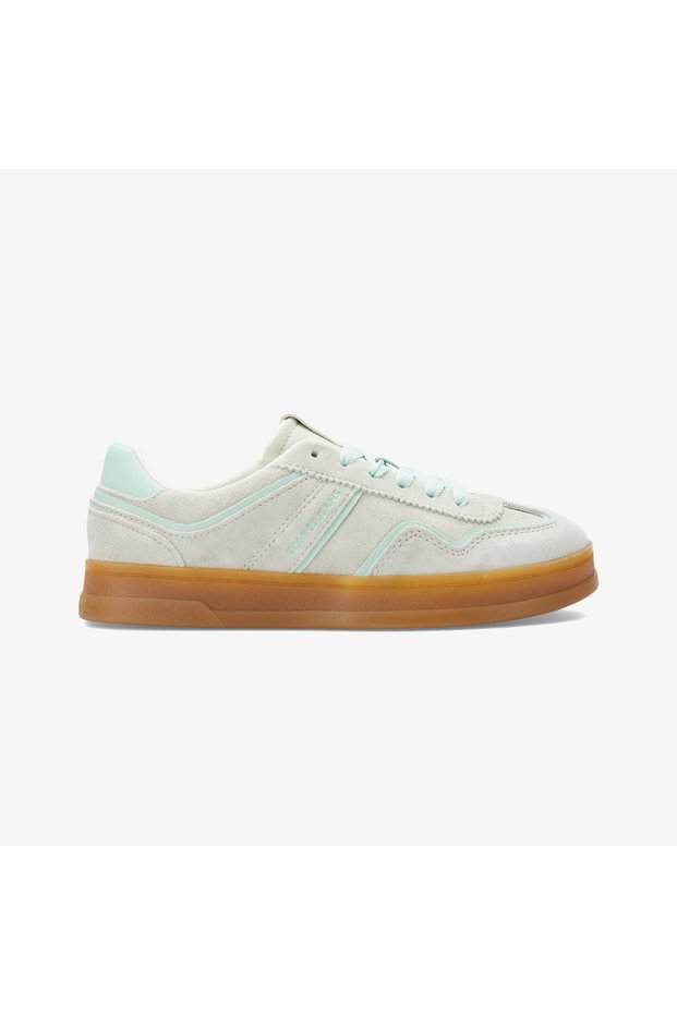 Greenwich Women's Grey/Green Sports Shoes