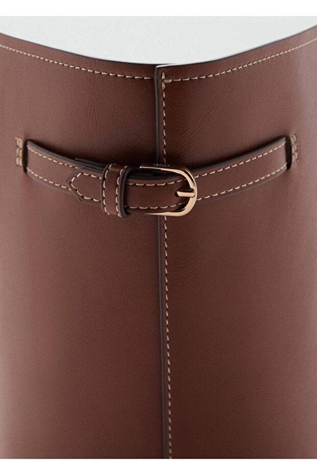 Çift saplı shopper çanta - 5