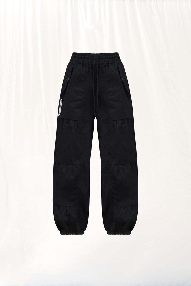 Black Poplin Trousers 17387