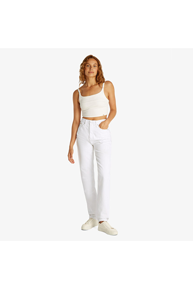 Authentic Slim Straight Women's White Jeans