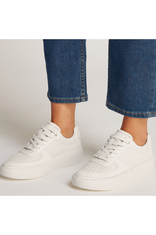 Kadın Krem Sneaker - 6