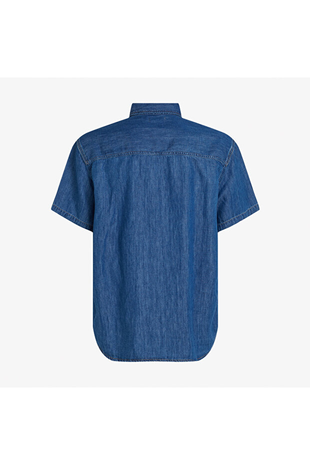 Regular Denim Erkek Gömlek - 5