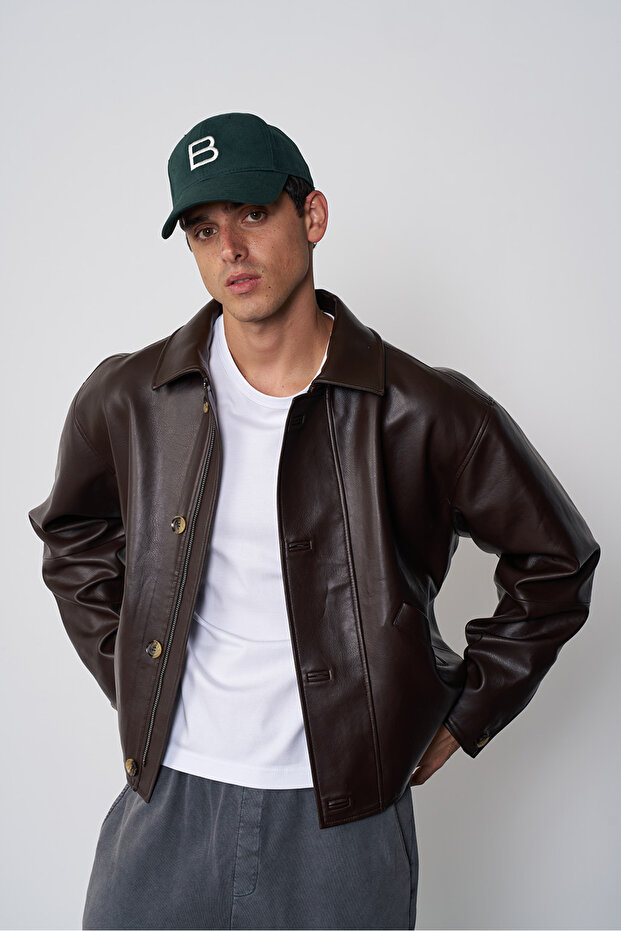 Vintage Deri Ceket - 3