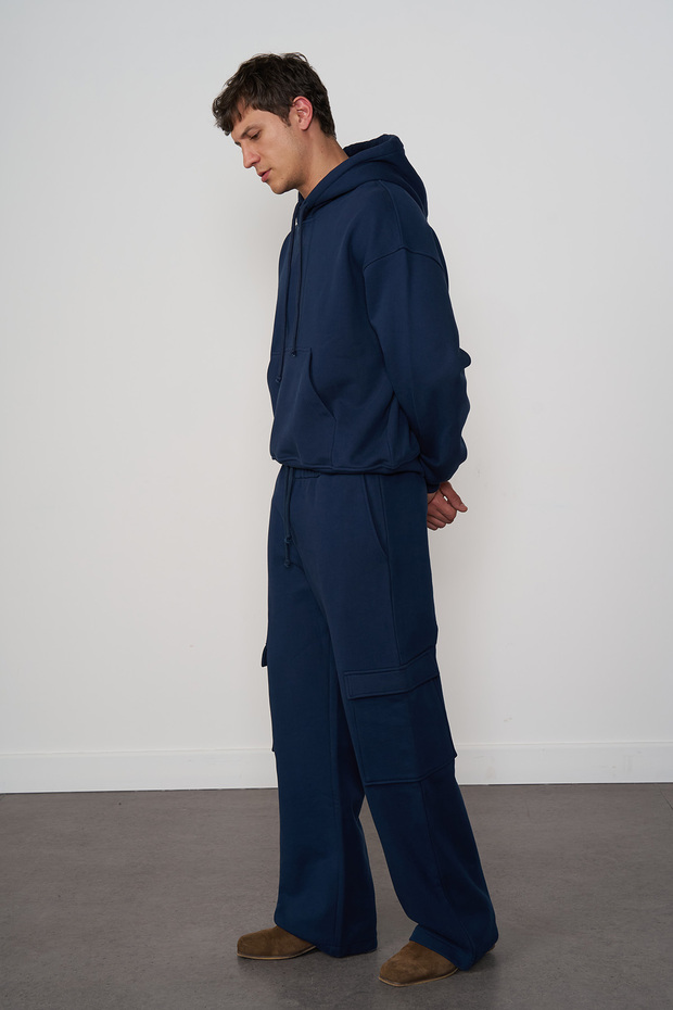 %100 Cotton Kargo Jogging Pantolon - 2