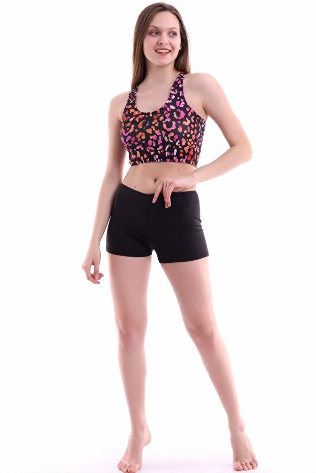 Badi Bikini Set with Shorts, Flexible Stretch Fabric Fabric, Lined with Shorts, Chest Pad Sewn into the Badi Underwear, Available