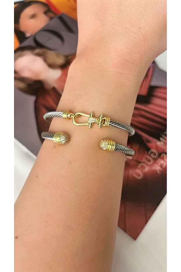 Diva Charm Çelik Kadın Şık Bileklik - 7