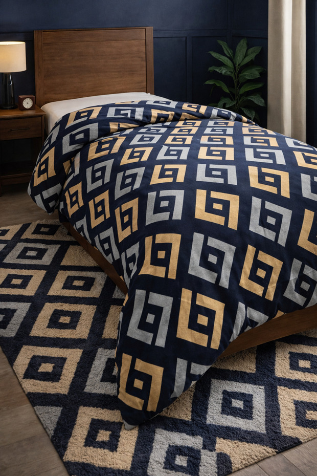 Patterned Single Duvet Cover / Quilt Cover 160 X 240 cm
