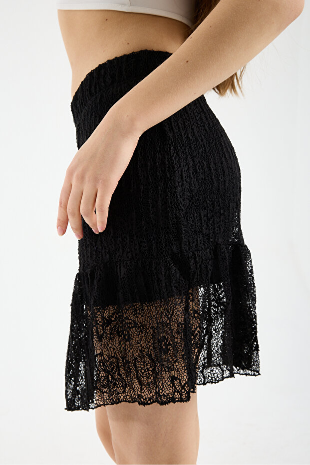 Pliseli Mini Etek - 7