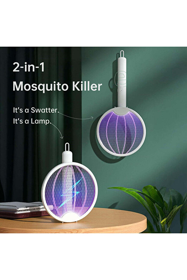 Electric Fly Swatter 4000 V Bug Zapper Racket