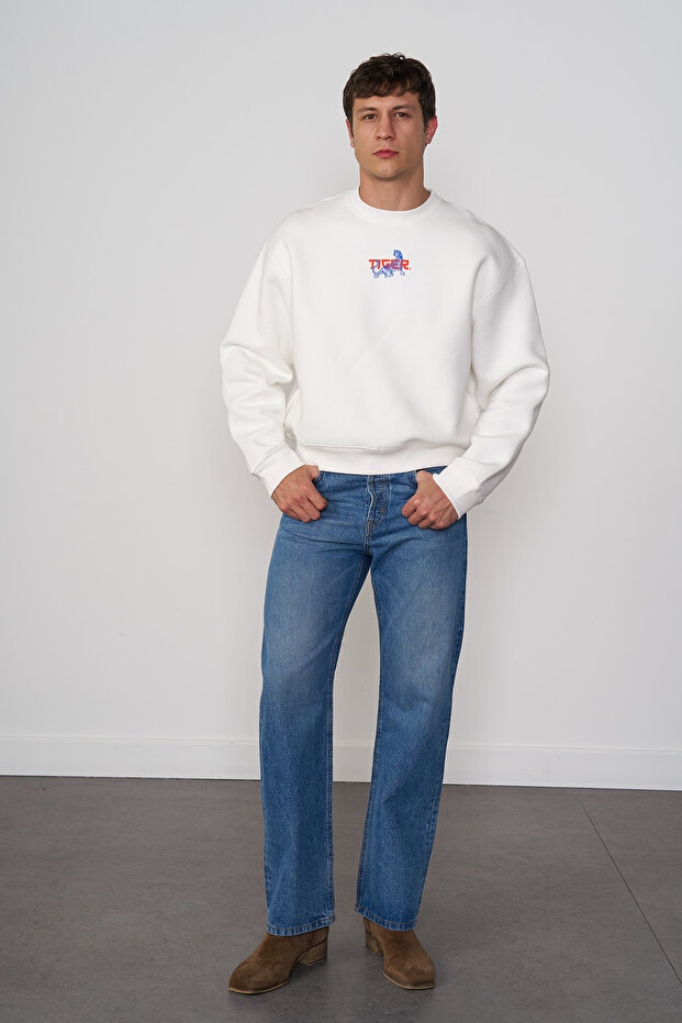Tiger Baskılı Sweatshirt - 2