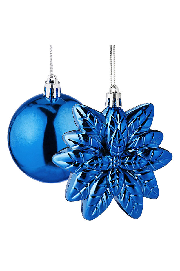 Коледна украса - Синьо - 2