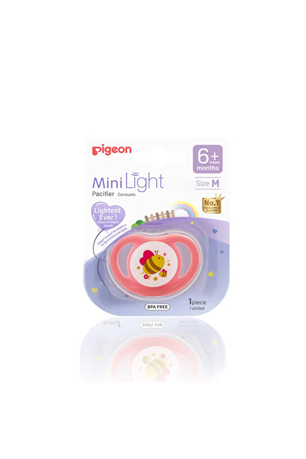 Minilight Pacifier Medium for 6+ Months – Girl