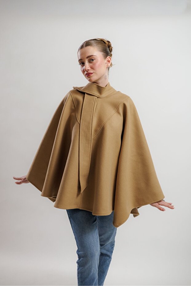 kaşe camel panço - 3