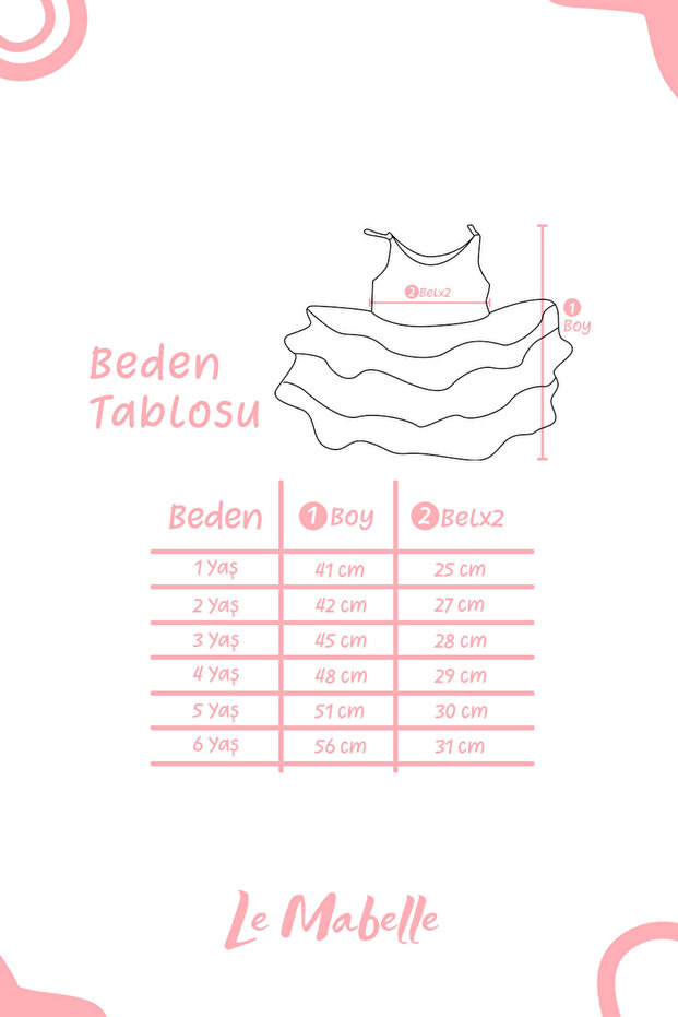 Suknja za devojčice Salmon Strap Til - Sofija - 2