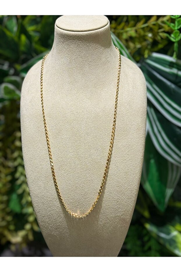 14 Ayar Altın Pullu Zincir - 1