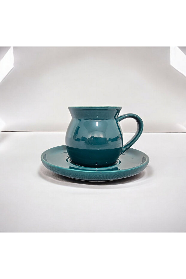 Porcelain Turkish Coffee Cup Set for 1 Person – Stylish Design