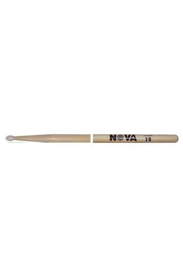 N2Bn Nova 2B Nylon Drumstick | Economic Series - Thick and Heavy - Nylon Tip