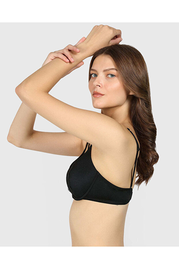 حمالة صدر شفافة بتغطية كاملة وبطانة خفيفة - 2