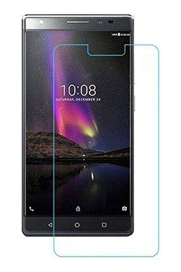 (Tempered Glass Screen Protector For Lenovo (Phab2-PB650N