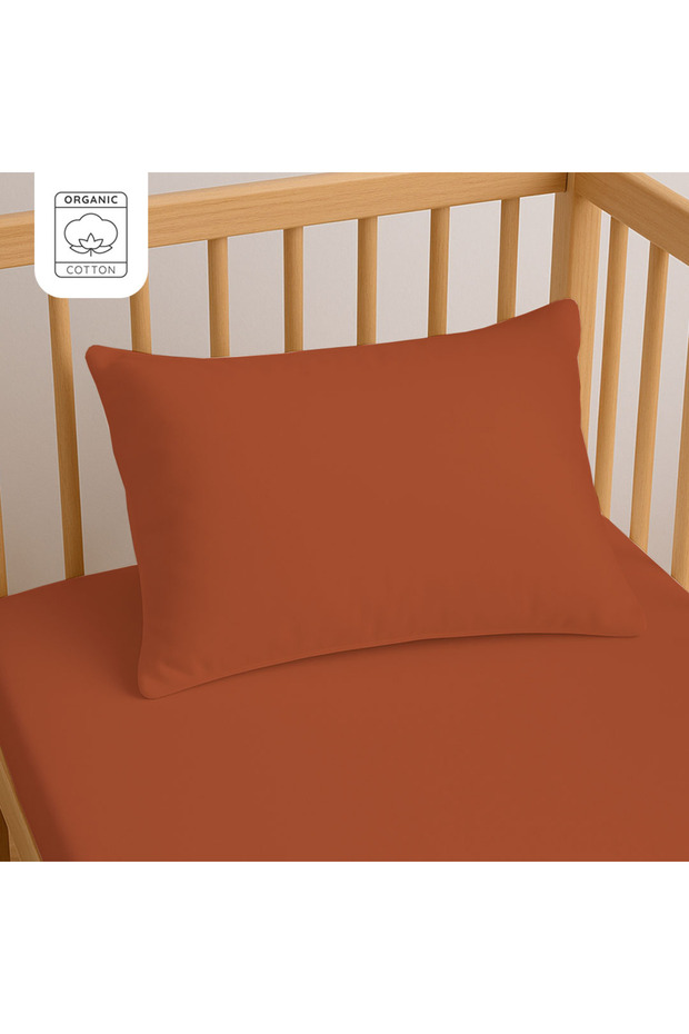 100% Cotton Baby Pillowcase 35X45 cm (2 Pieces) – Natural & Soft - Tile