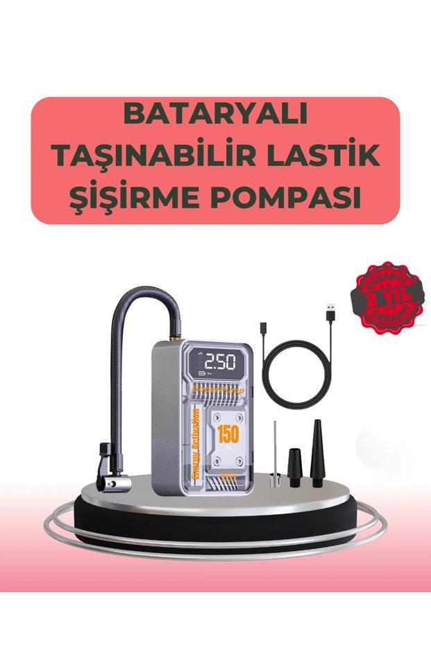 Multifunctional Electric Air Pump Compatible with Vehicles, Bicycles, and Balls