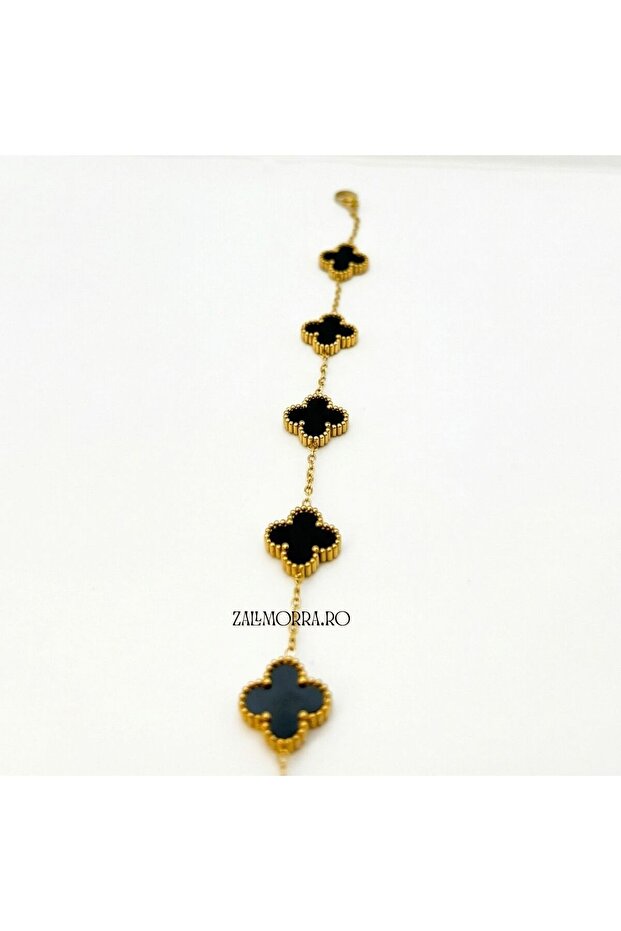 Black Clover Bracelet – Large clover pattern correct version - 3