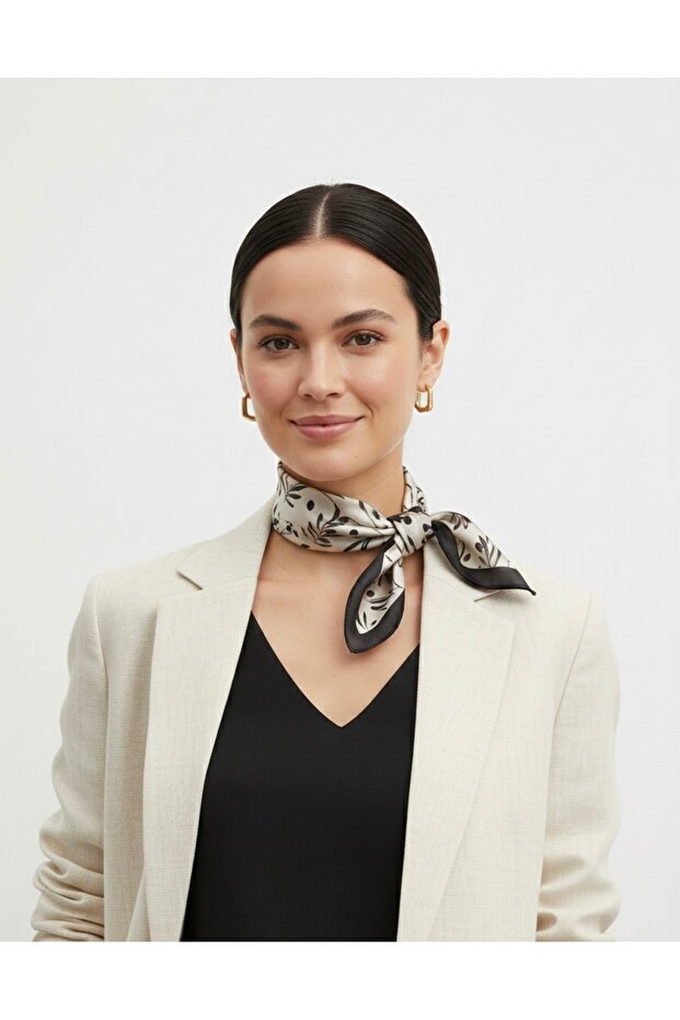 Lara Shawls Zeytin Dalı Fular - 1