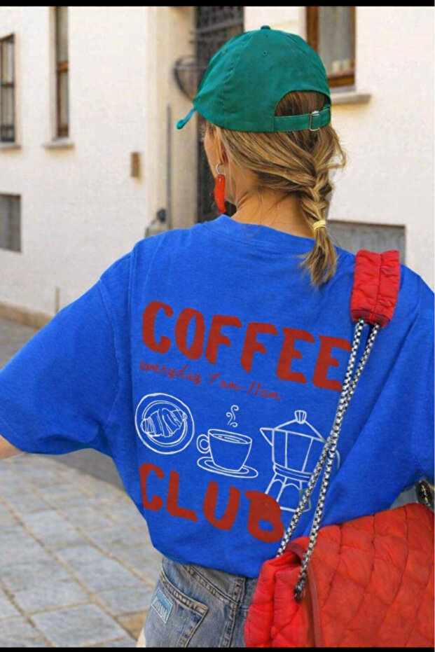 Coffee Club Printed Unisex T-Shirt