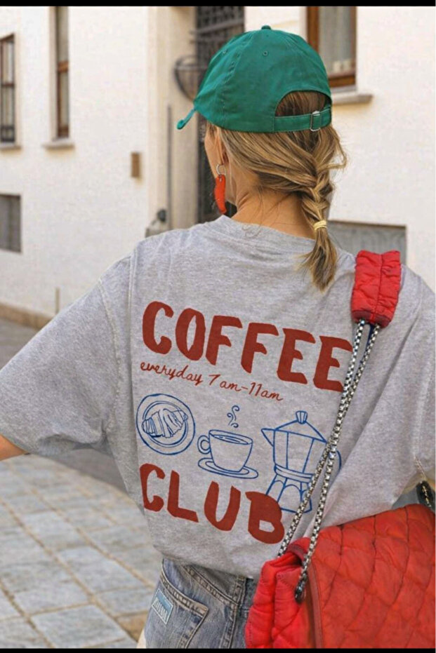 Coffee Club Printed Unisex T-Shirt