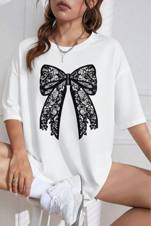 Ribbon Printed Unisex T-Shirt