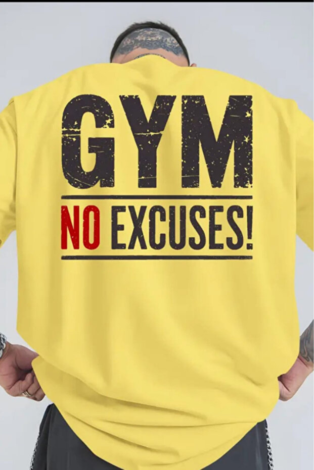 Gym No Excuses Printed Unisex T-Shirt