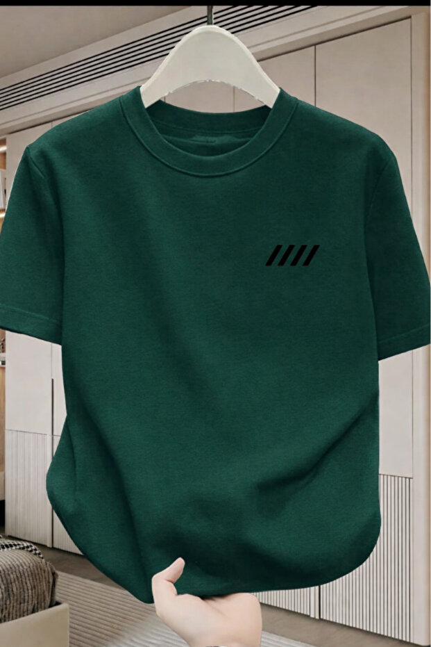 STRIPE PRINT UNISEX T-SHIRT
