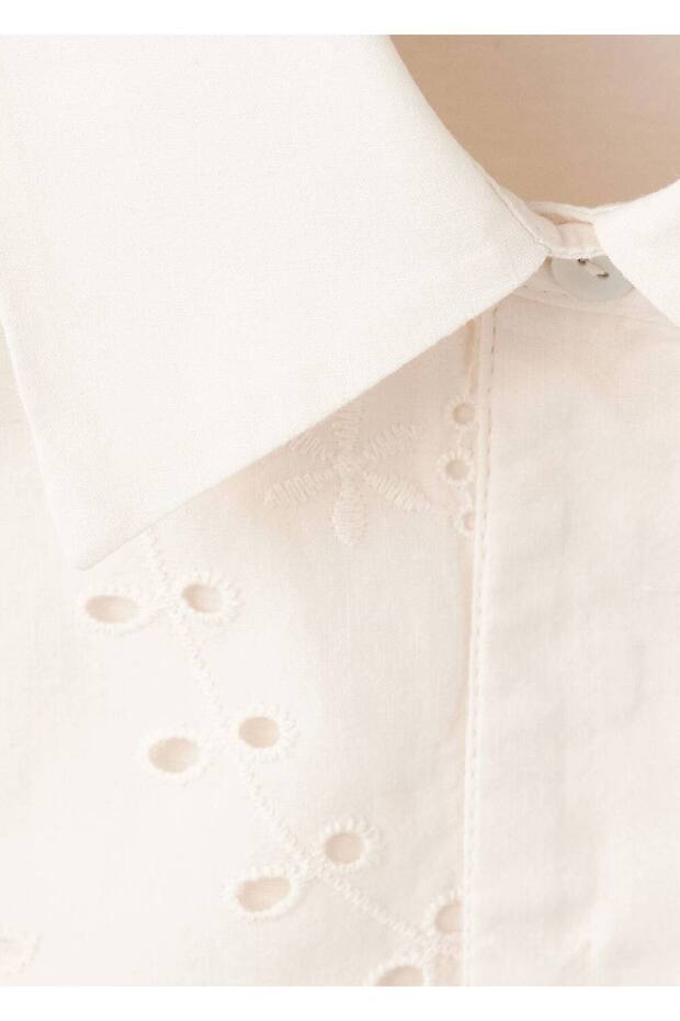 Dantel işlemeli kısa tulum - 6