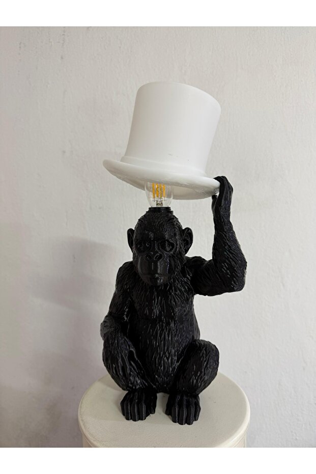 MONKEY Abajur (AMPUL Hediye ) - 3