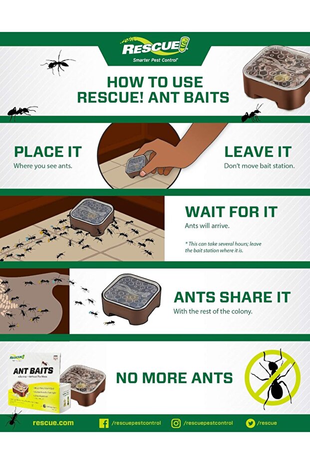 طُعم النمل، 4 محطات طُعم - 2