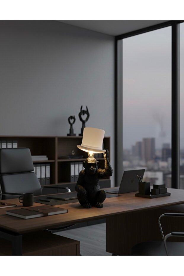 MONKEY Abajur (AMPUL Hediye ) - 1