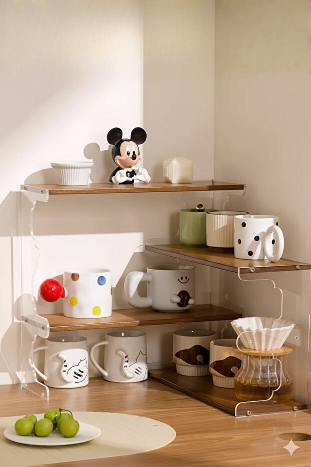 Cup holder, double-layer cup storage rack - 4