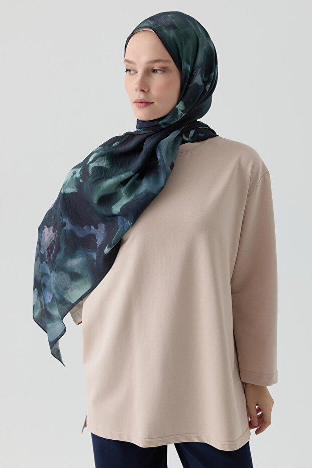 Oversize Bluz - Bej - 4