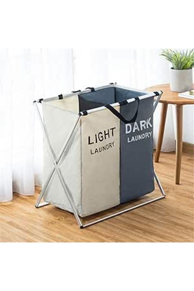 سلة غسيل ذات طبقتين - 1