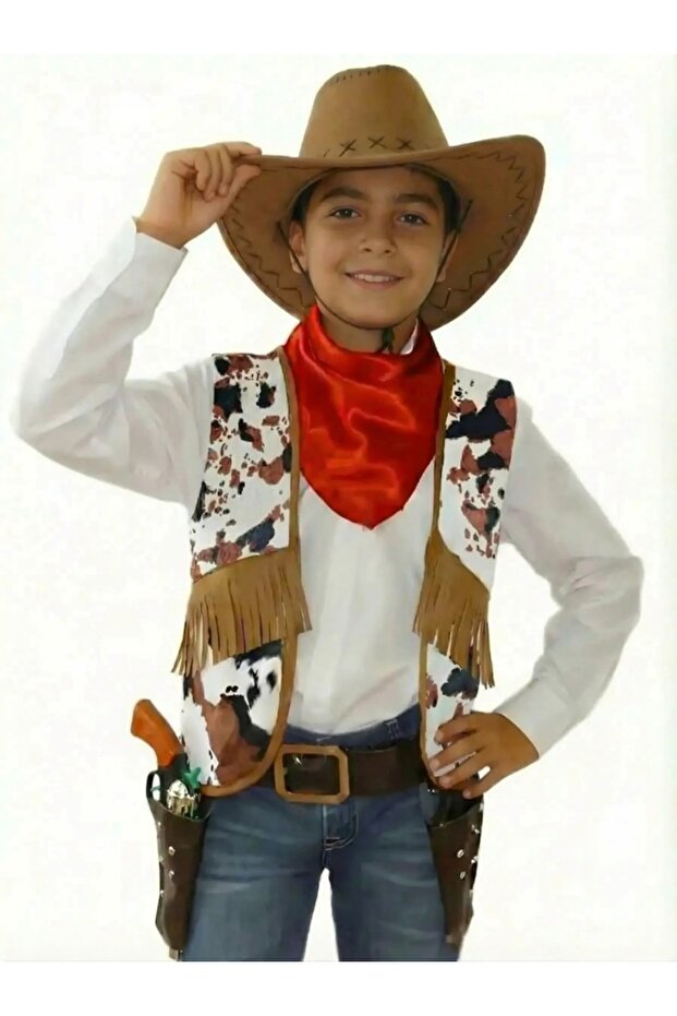 Cowboy Vest and Scarf