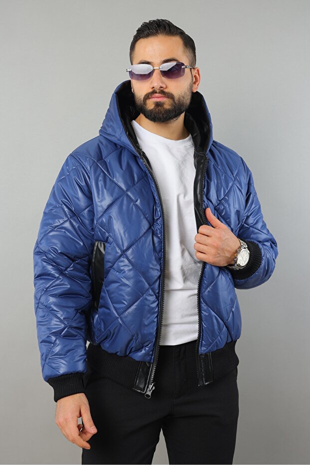 ERKEK ÇİFT TARAFLI KIŞLIK MONT - 6