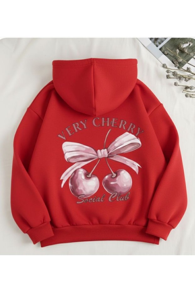 Unisex Men/Women Colorful Verrychery Custom Printed Cotton Oversized Hooded Sweatshirt
