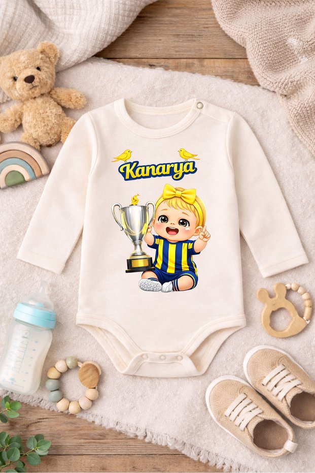 Baby Funny Printed Bodysuit Canary Baby Bodysuit 100% Cotton Body