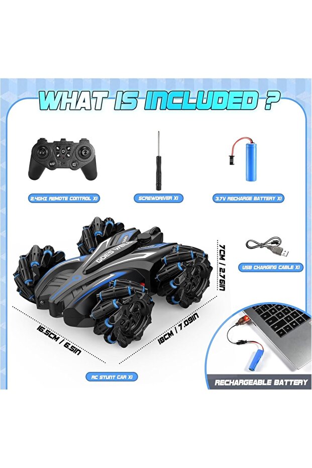 سيارة حيلة تعمل بالتحكم عن بعد - 6