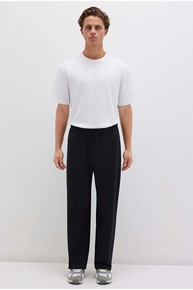 M0010462 Basic Men's Sweatpants Black - 4