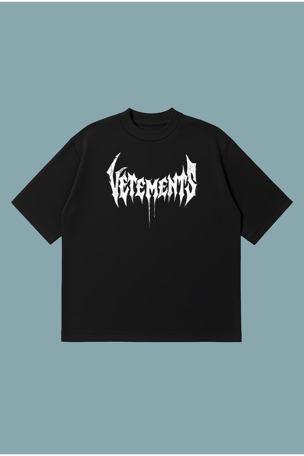 Vetements Boxy Fit Oversized Unisex %100 Cotton Lu Tshirt – Printed T-Shirt | Streetwear
