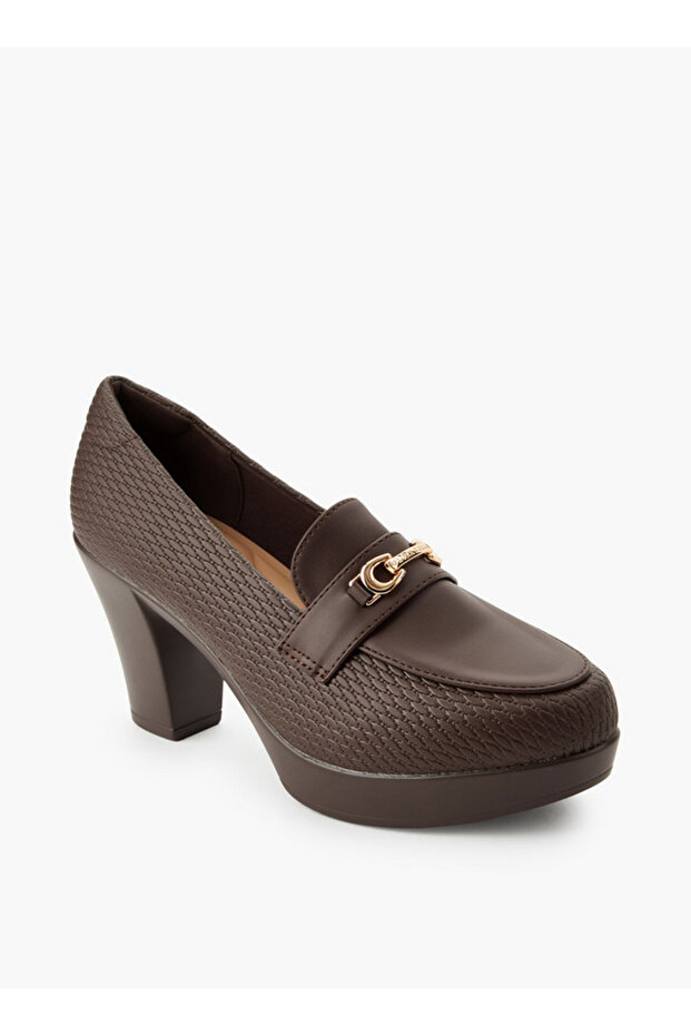 Women Slip On Block Heels