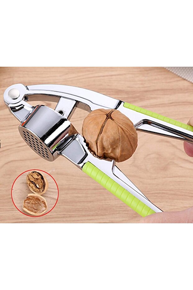 كسارة ثوم متعددة الوظائف من الفولاذ المقاوم للصدأ، عصارة زنجبيل، مفرمة، كسارة جوز - 5