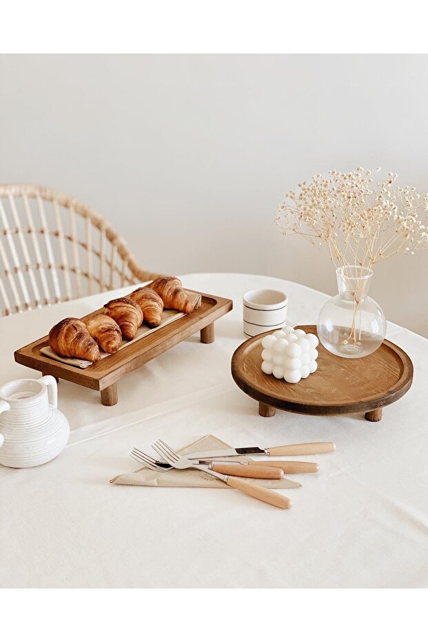 رف خشبي عتيق مستطيل الشكل - 3